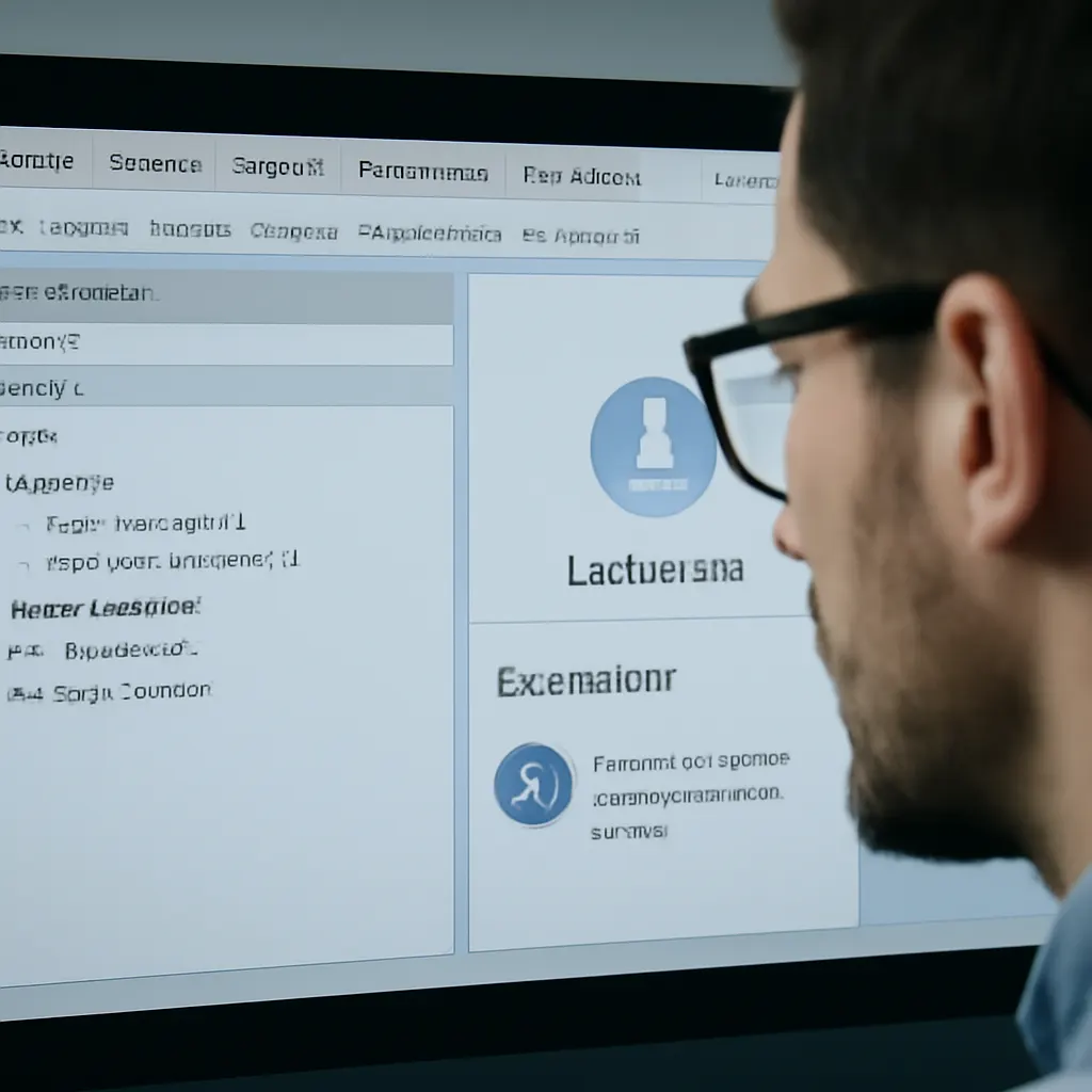 close-up photo of web developer inspecting an accessibility tree in browser devtools beside a lighthouse agentic browsin