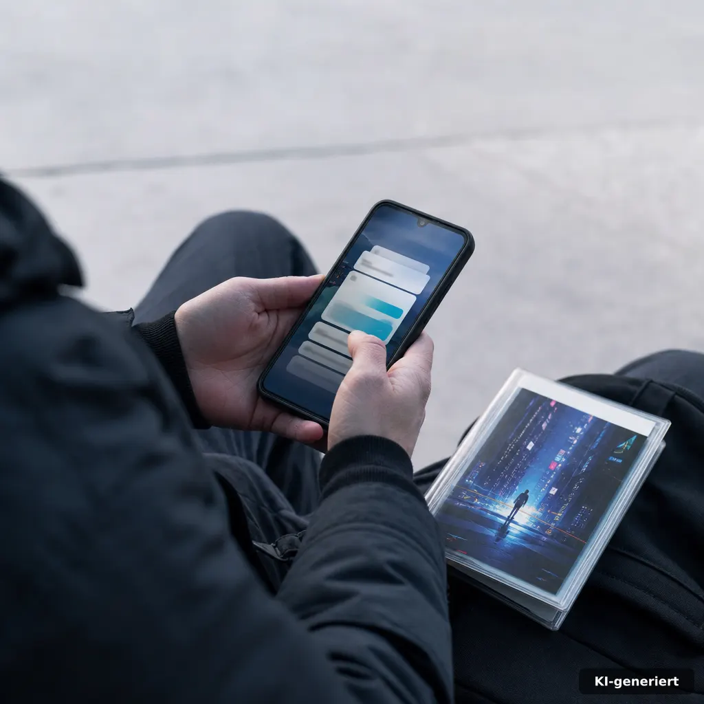 Schützenfest in Neuss-rosellerheide Neuss: Termine 2026 4 Nahaufnahme einer Smartphone-Szene mit Karten-/Benachrichtigungs-Optik (keine lesbaren Inhalte), daneben ein kleines Pro