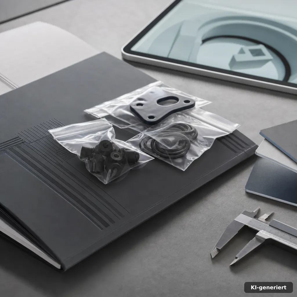 Materialproben und Prüfunterlagen für die Elastomerfreigabe